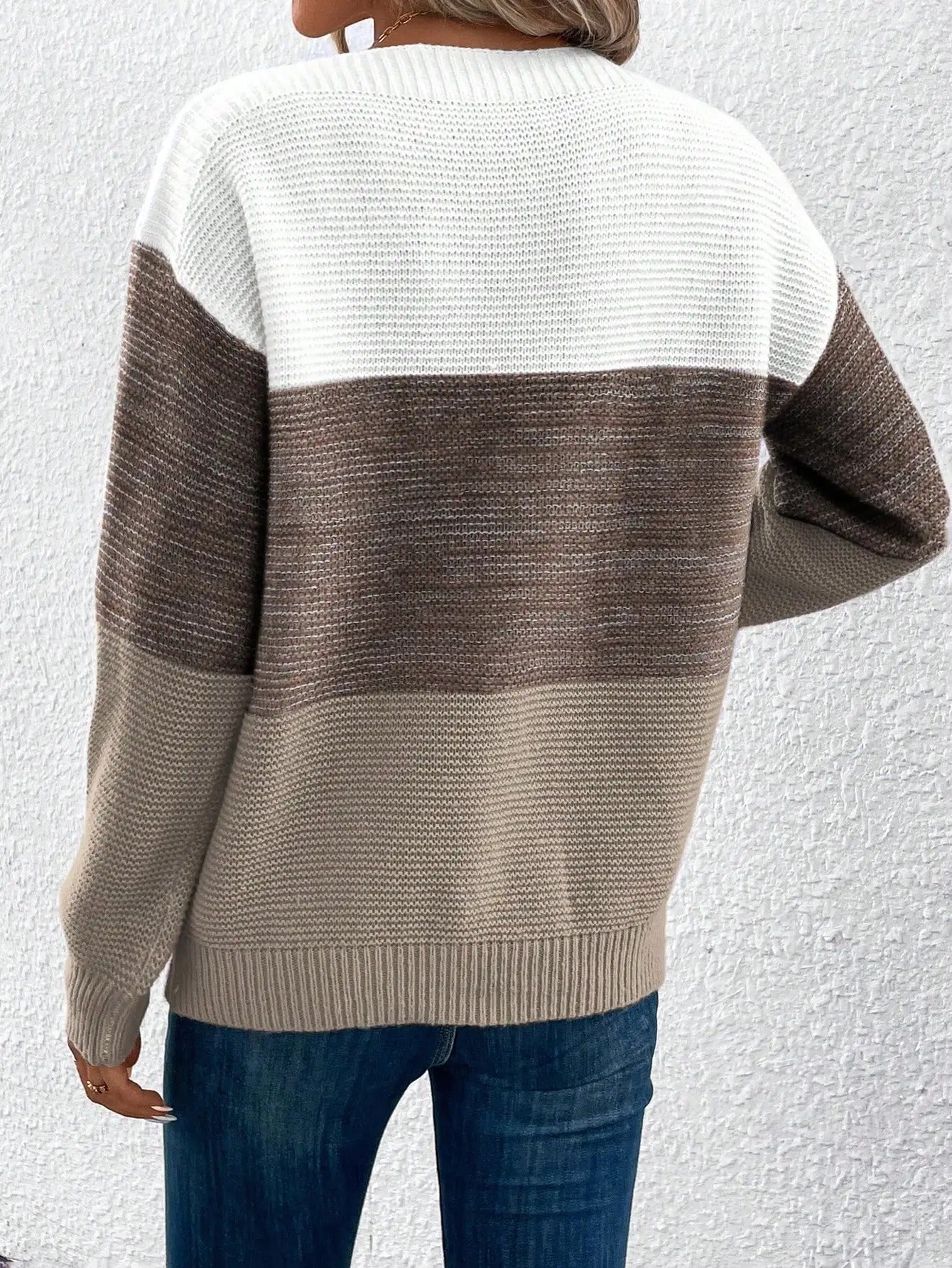 SerenaWardrobe CozyColor Knit Sweater