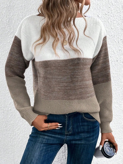 SerenaWardrobe CozyColor Knit Sweater