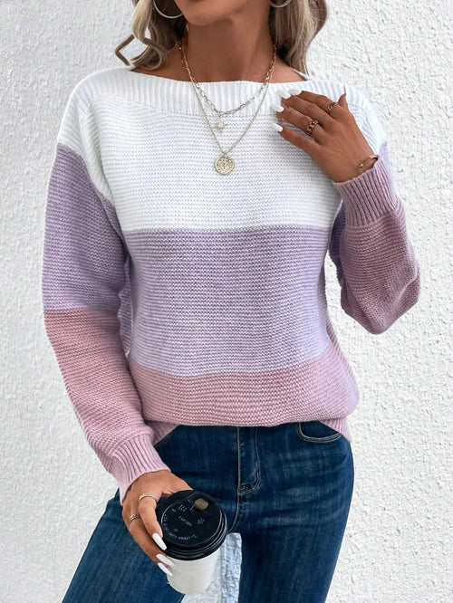 SerenaWardrobe CozyColor Knit Sweater