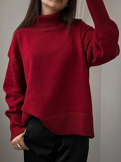 SerenaWardrobe Oversized Knit Sweater