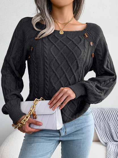 SerenaWardrobe LuxeCozy Knit Sweater