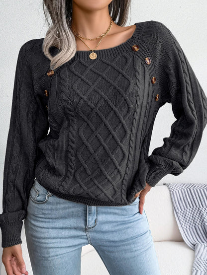 SerenaWardrobe LuxeCozy Knit Sweater