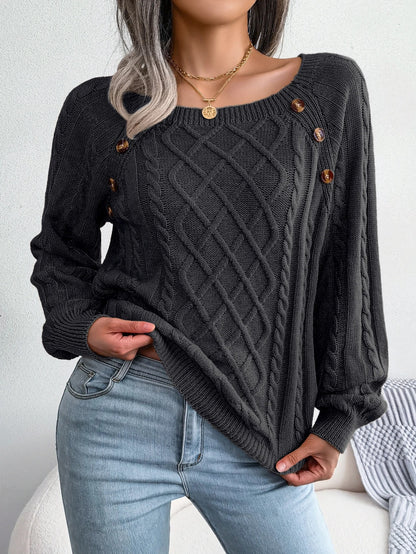 SerenaWardrobe LuxeCozy Knit Sweater