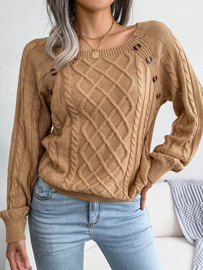 SerenaWardrobe LuxeCozy Knit Sweater